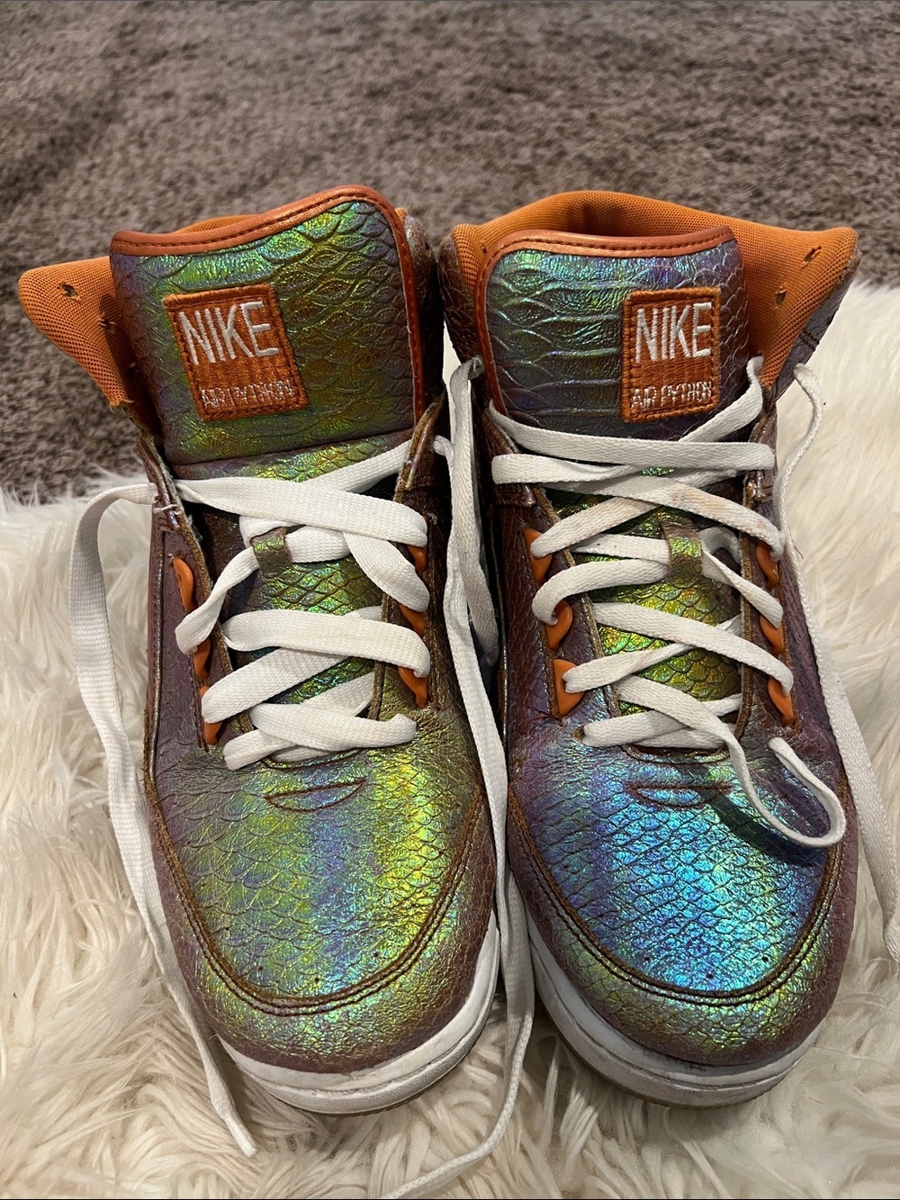 Nike Air Python leather sneakers